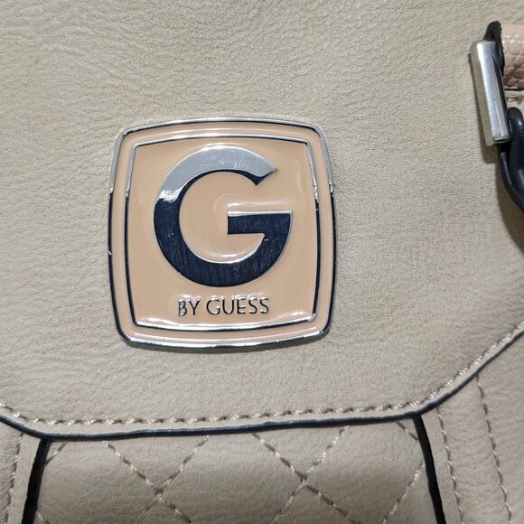 GUESS Factory Women's  Satchel Crossbody Bag Beige - Picture 7 of 12